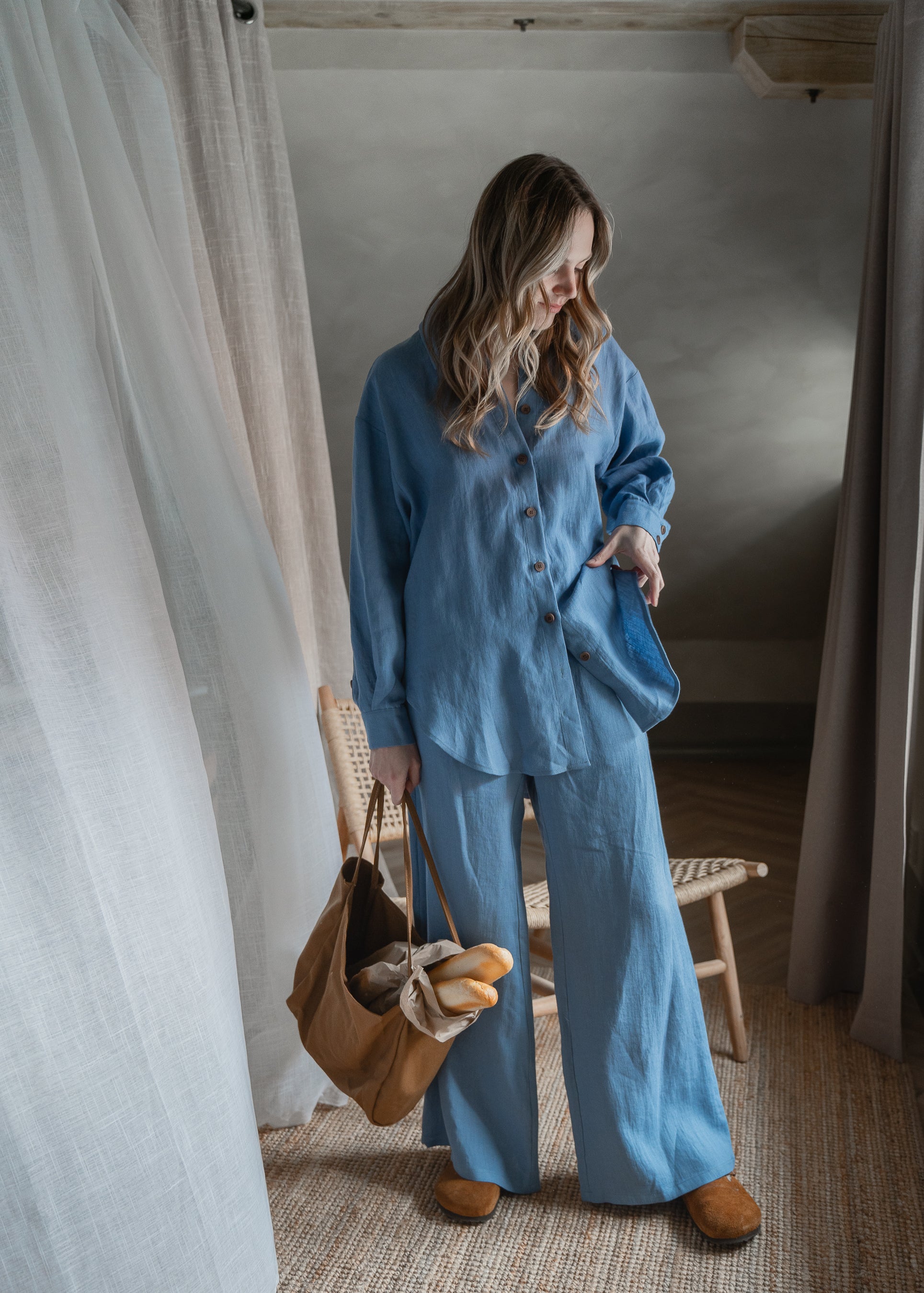 Linen trousers