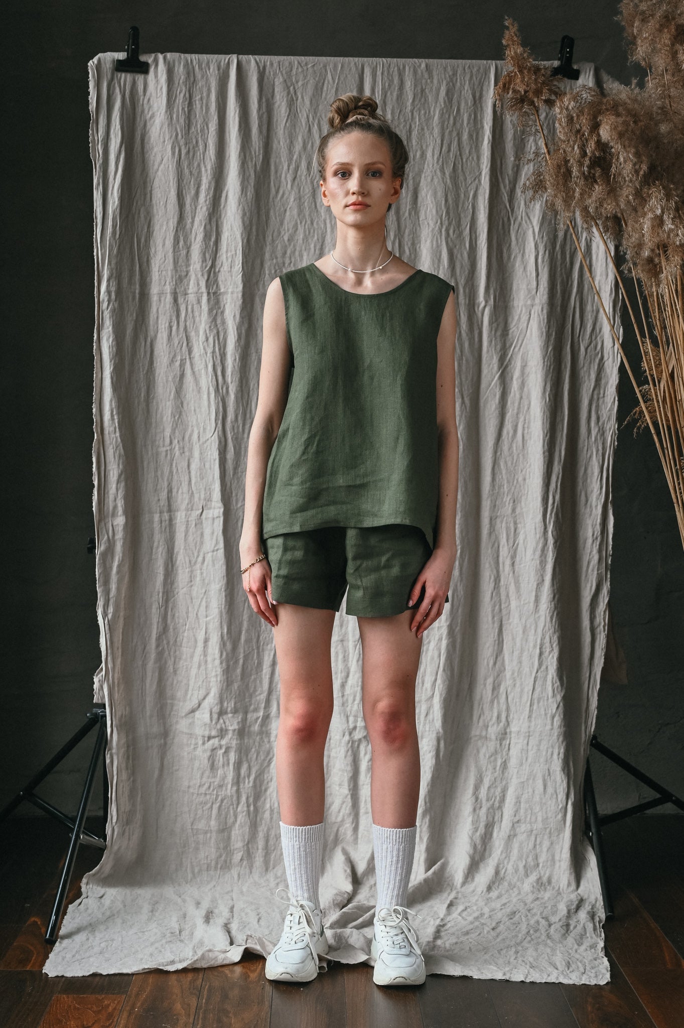 Linen shorts