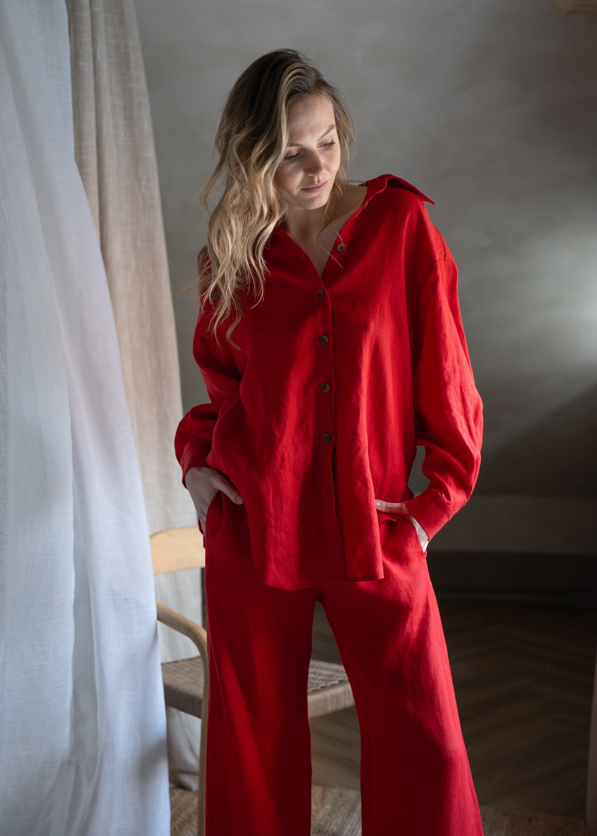 Linen trousers