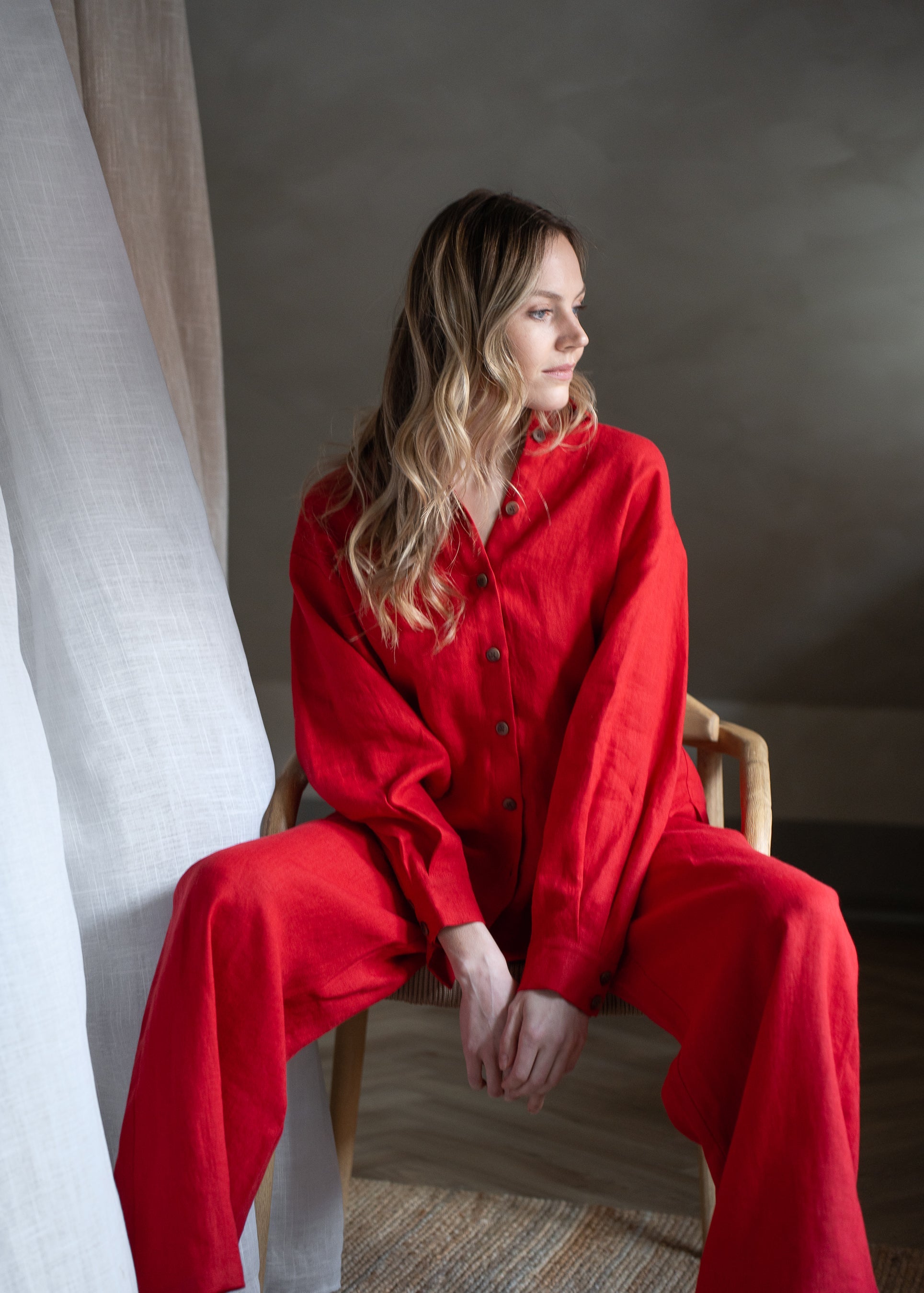 Linen trousers