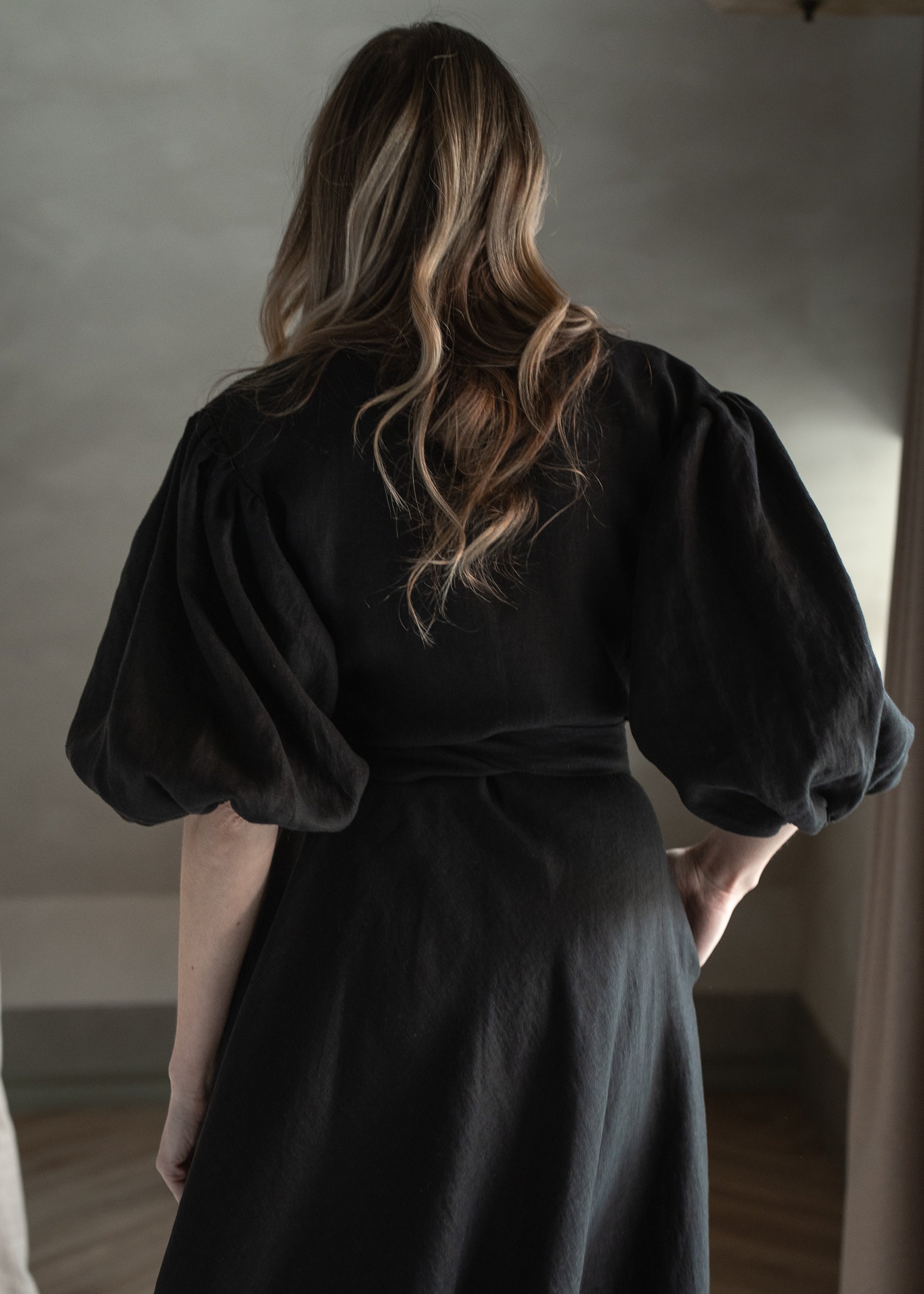 Puff sleeve dress- mini