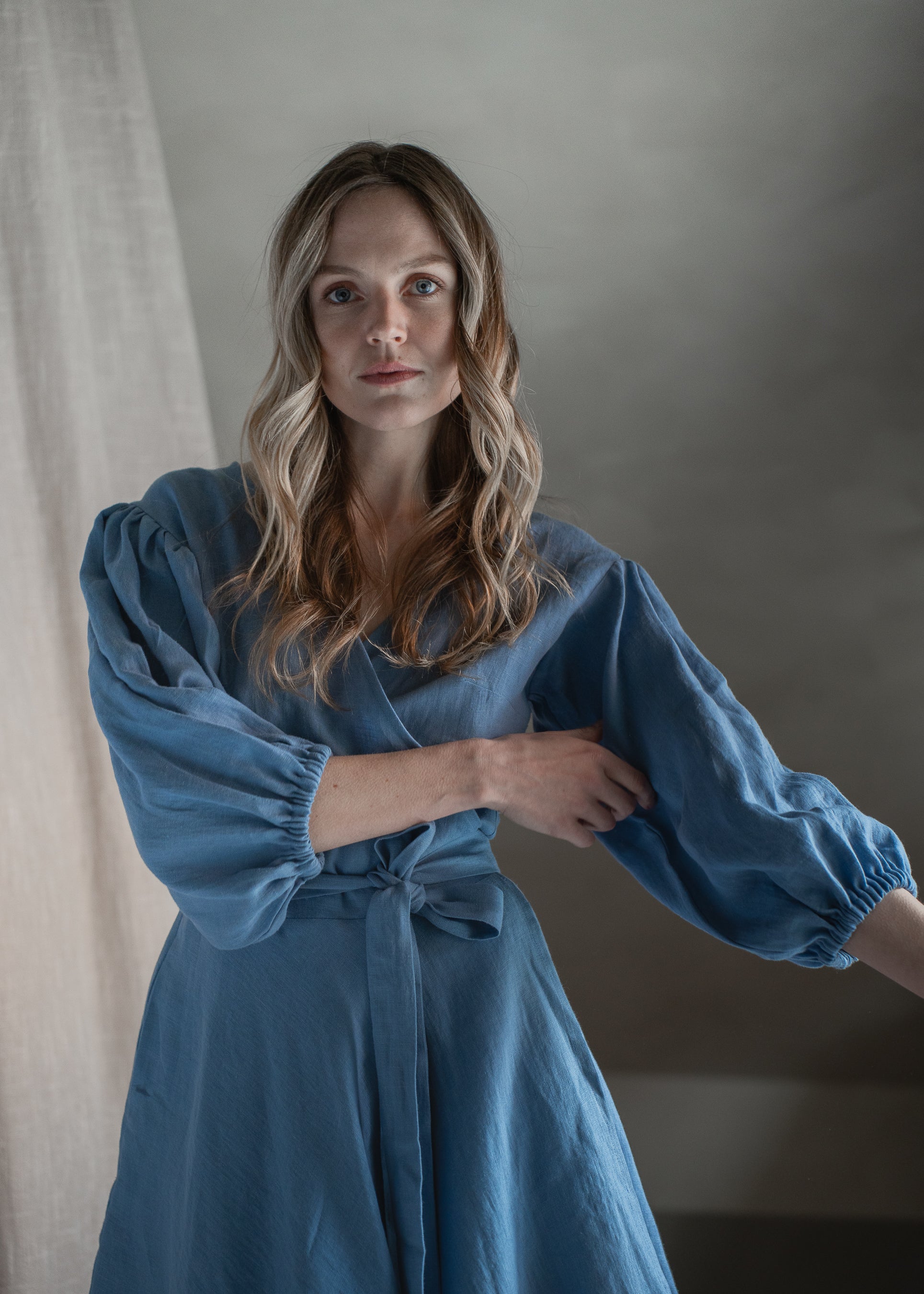 Puff sleeve dress- mini