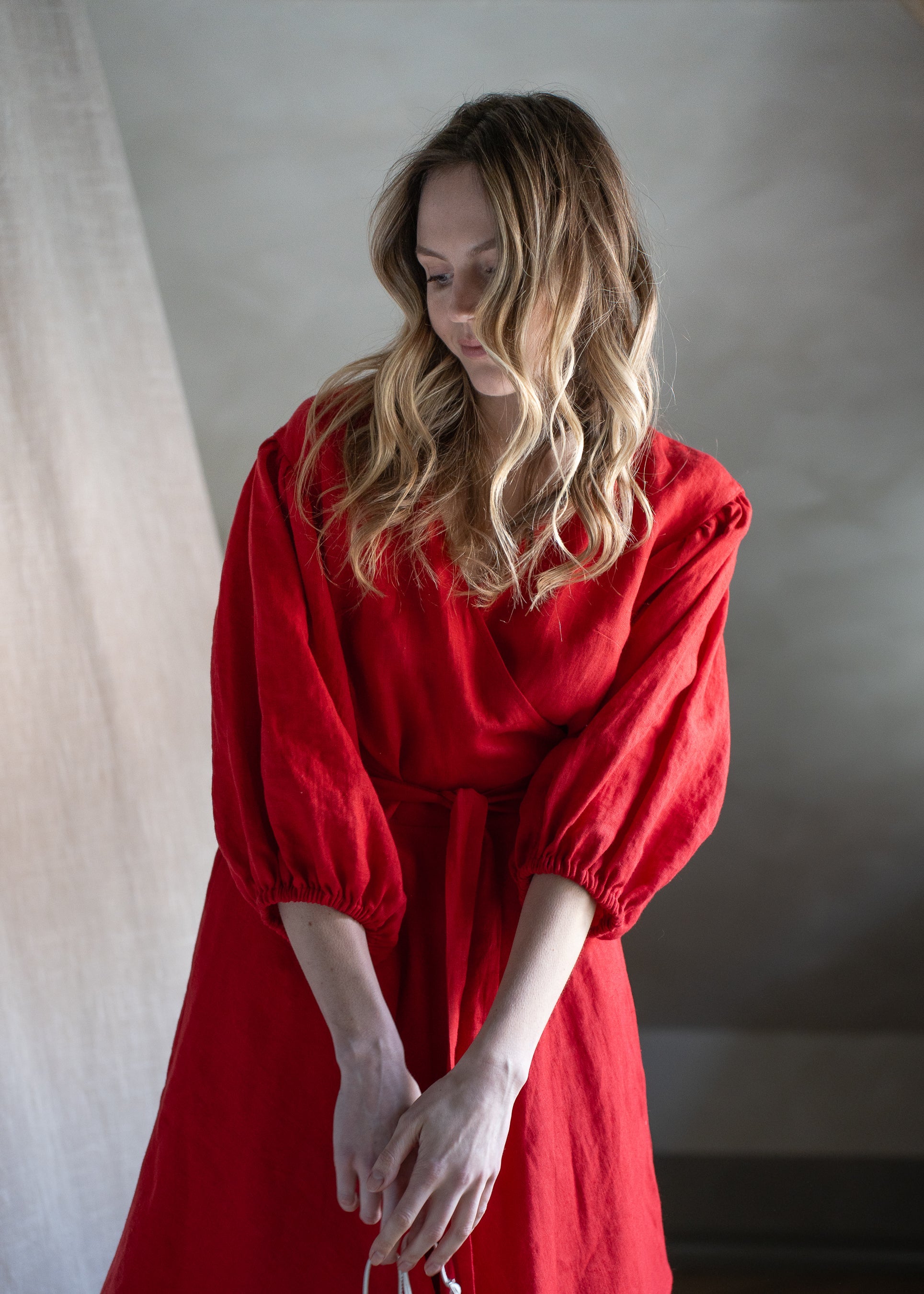 Puff sleeve dress- mini