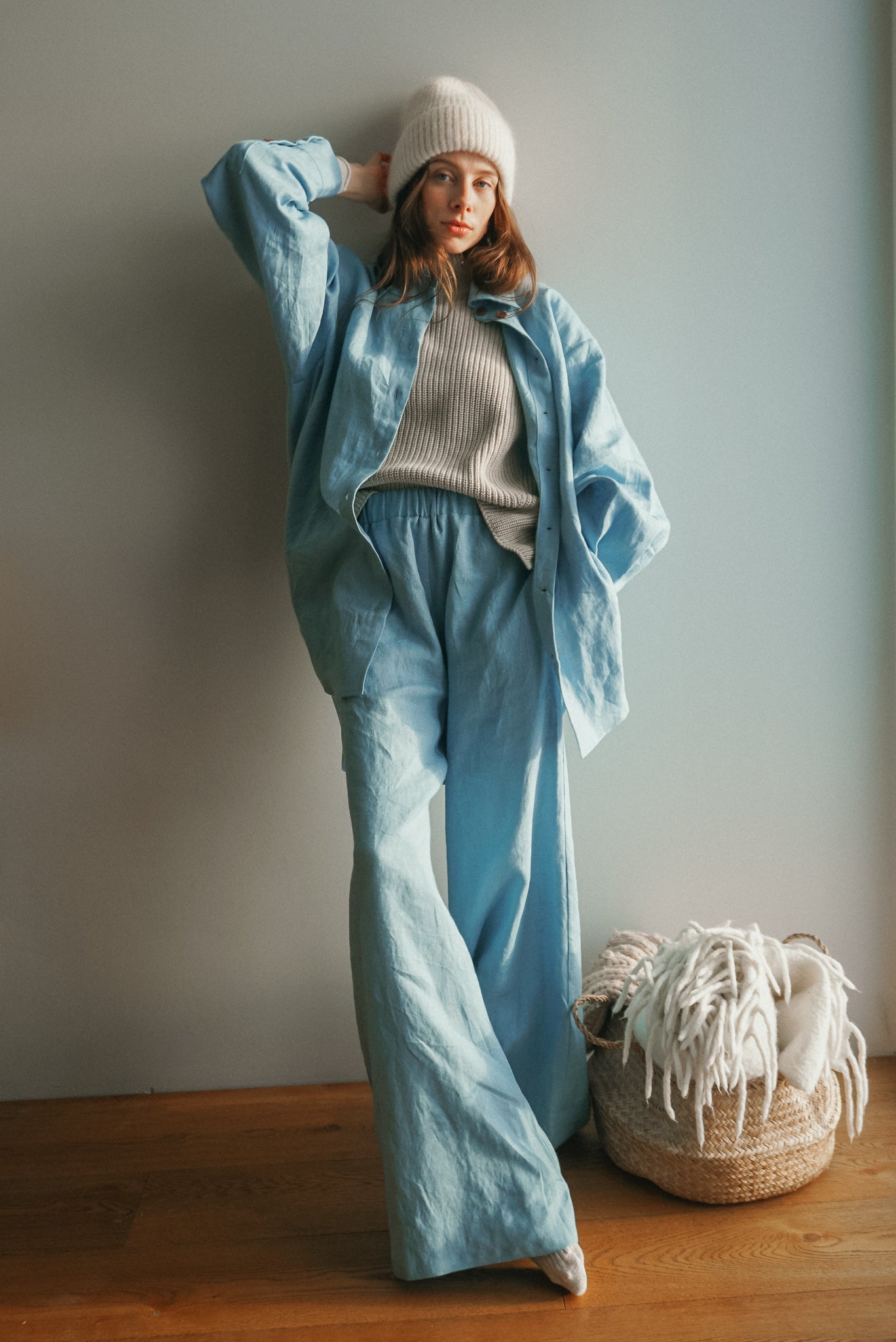 Linen trousers