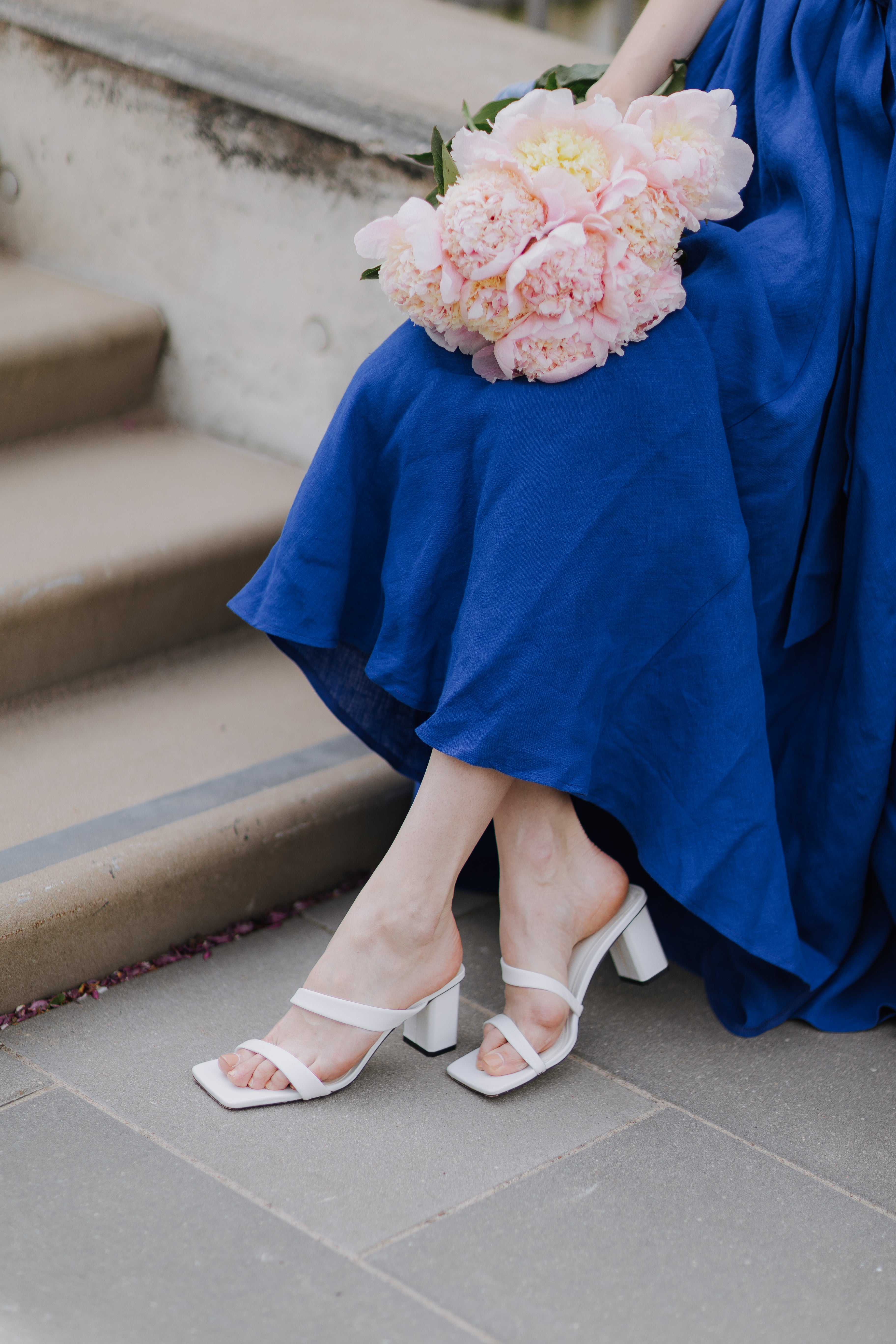 Boho linen dress