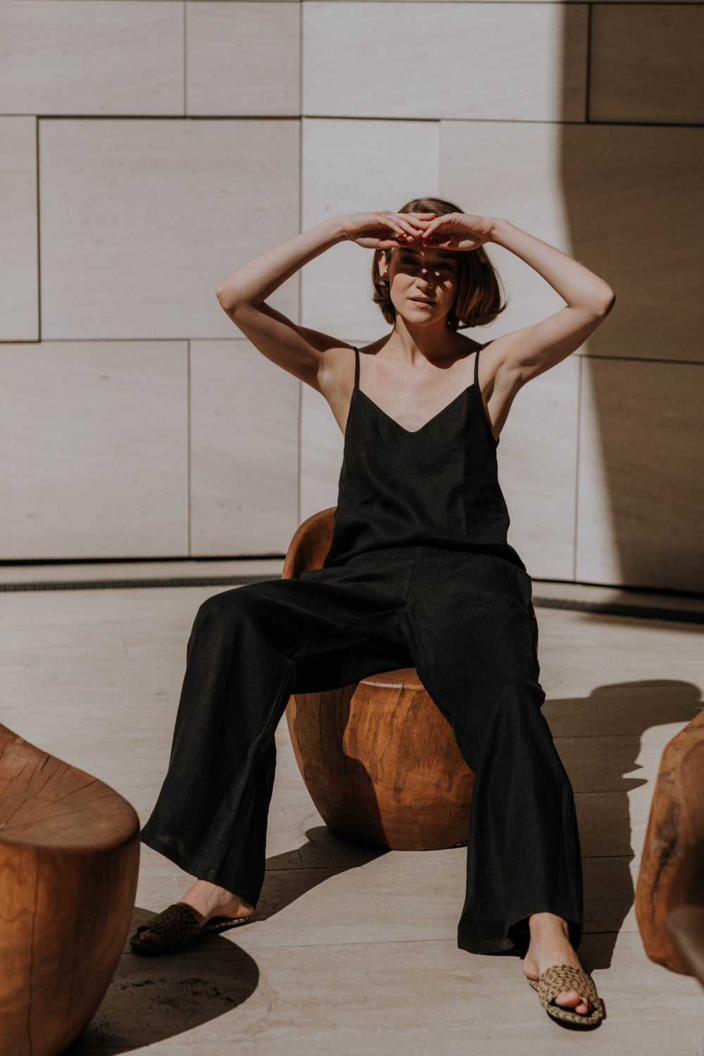 Linen trousers