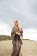 Linen kimono dress