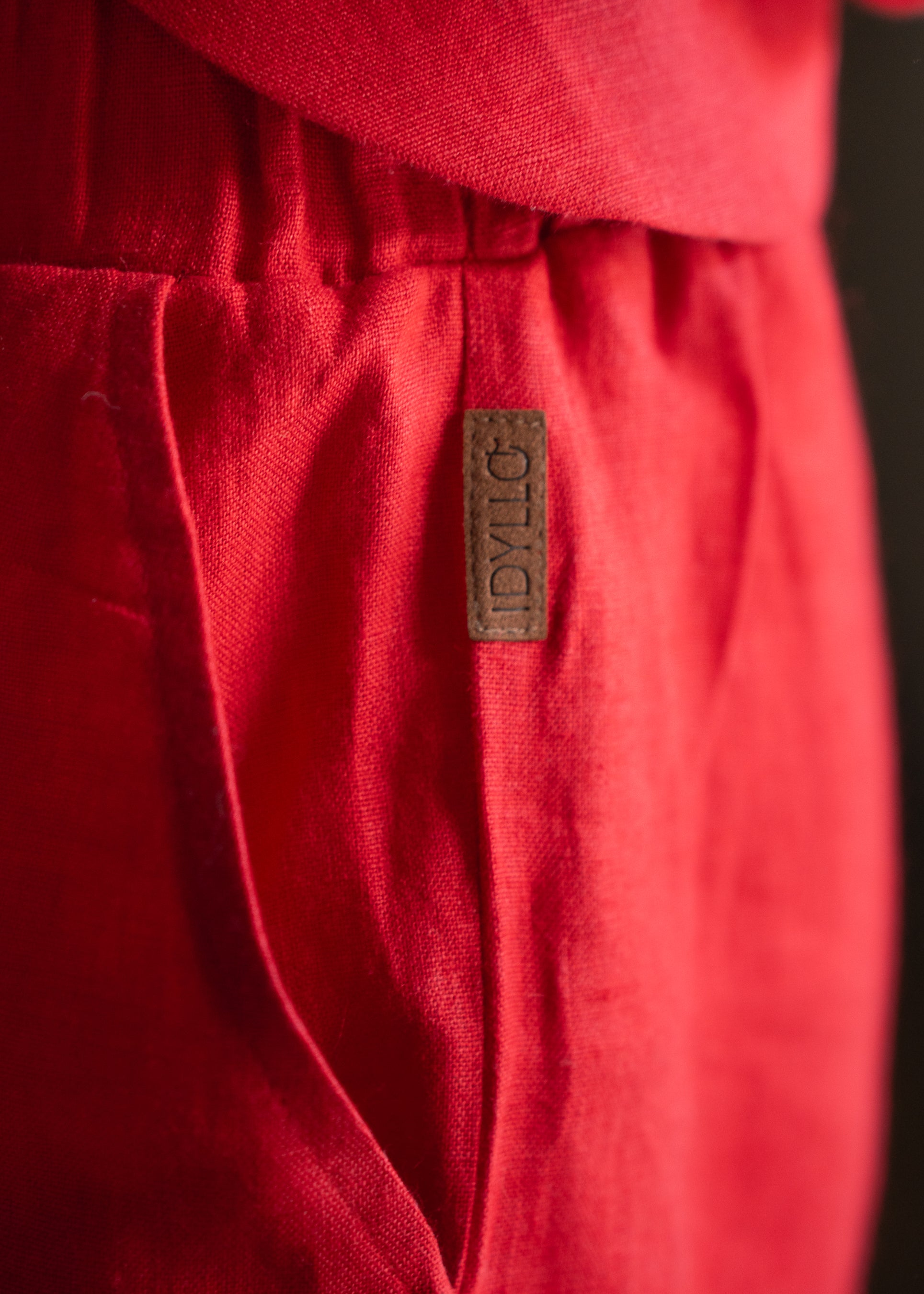 Linen shorts