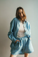 Linen shorts