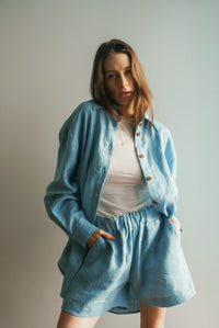 Linen shorts