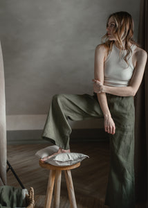 Linen trousers