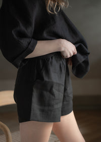 Linen shorts