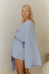 Linen kimono dress