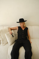 Linen vest