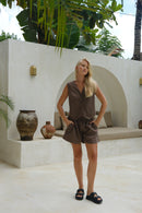 Linen shorts