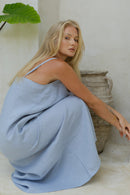 Linen strap dress
