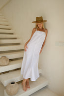 Linen strap dress
