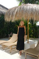 Linen strap dress