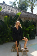 Linen kimono dress