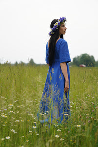 Boho linen dress
