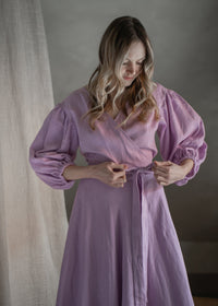 Puff sleeve dress- mini