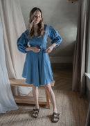 Puff sleeve dress- mini