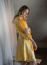 Puff sleeve dress- mini