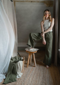 Linen trousers