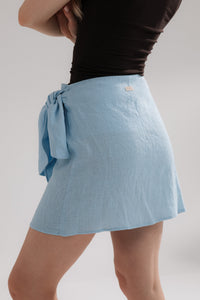Linen mini skirts