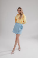 Linen mini skirts