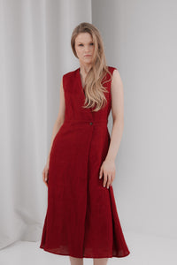 Lina wrap kleita ar podziņu