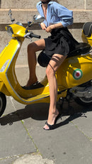 Linen mini skirts