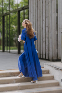 Boho lina kleita