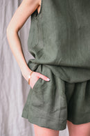 Linen shorts