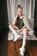 Linen shorts