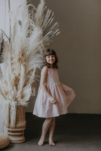Linen girl dress