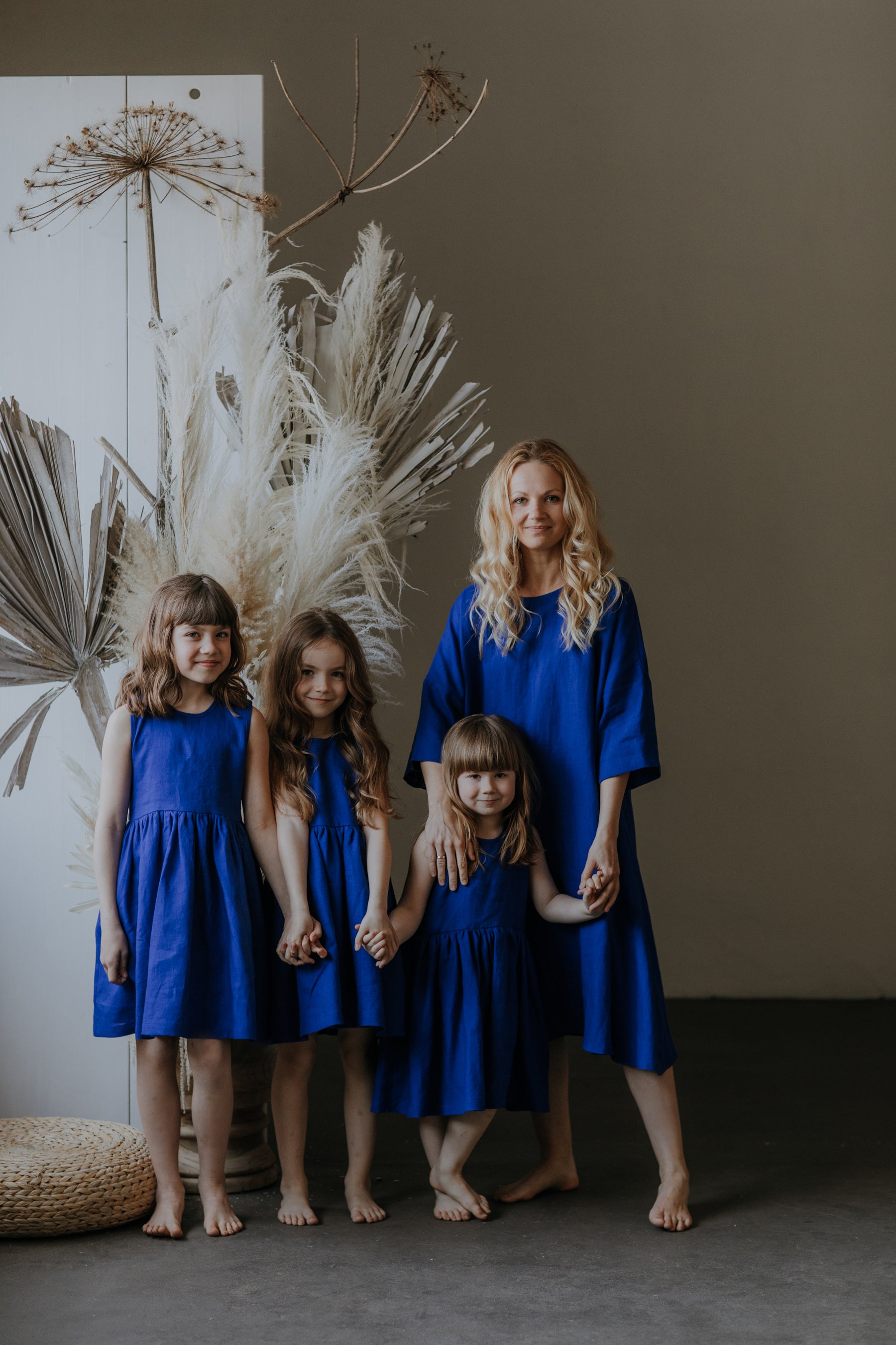 Linen girl dress